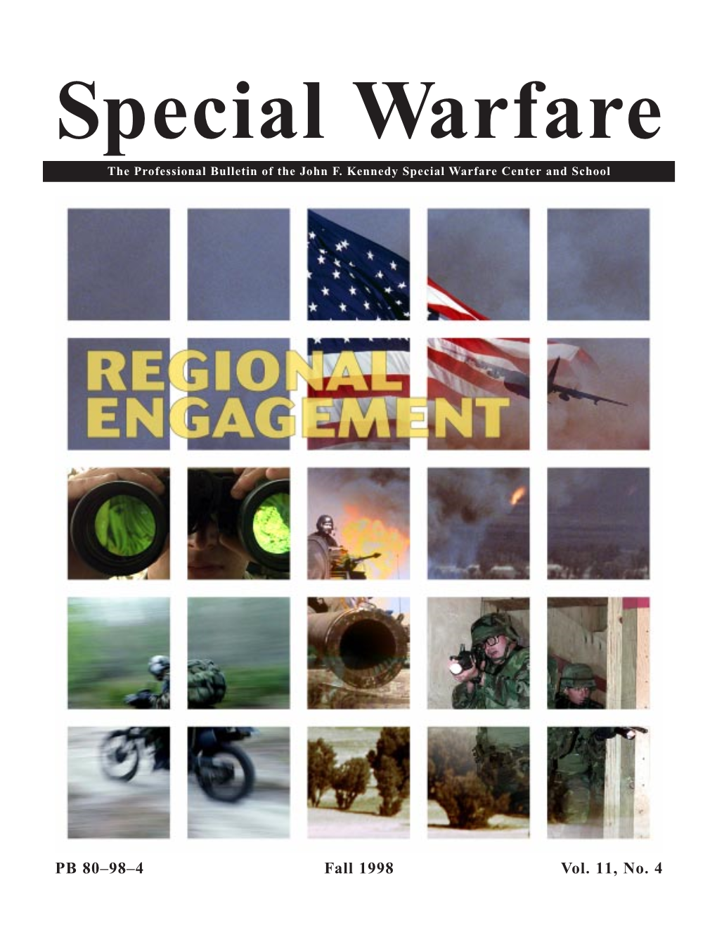 Special Warfare the Professional Bulletin of the John F