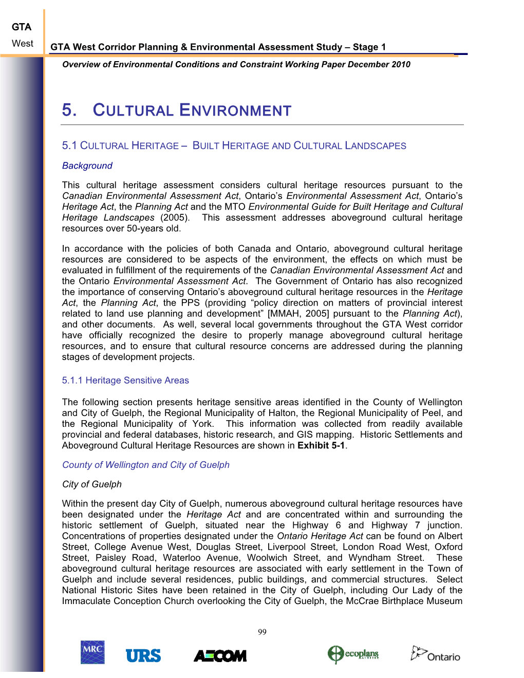 5. Cultural Environment