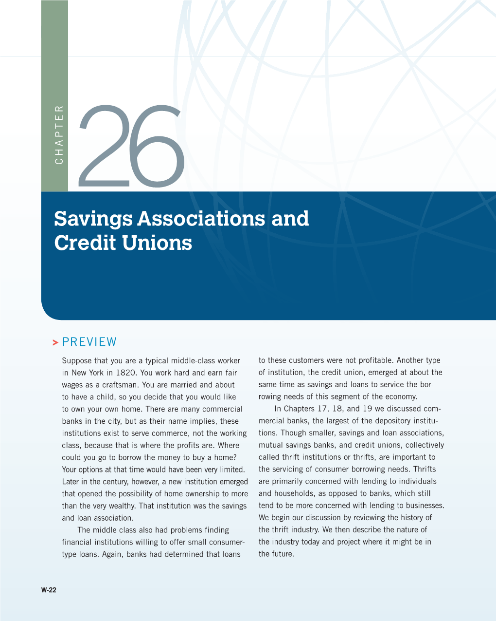 Chapter 26 Savings Associations and Credit Unions W-23