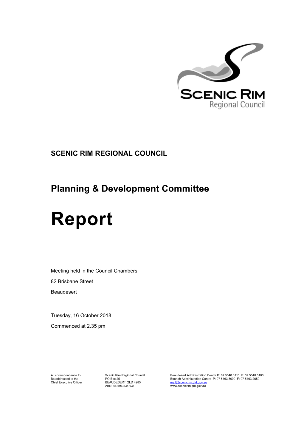 Planning & Development Committee