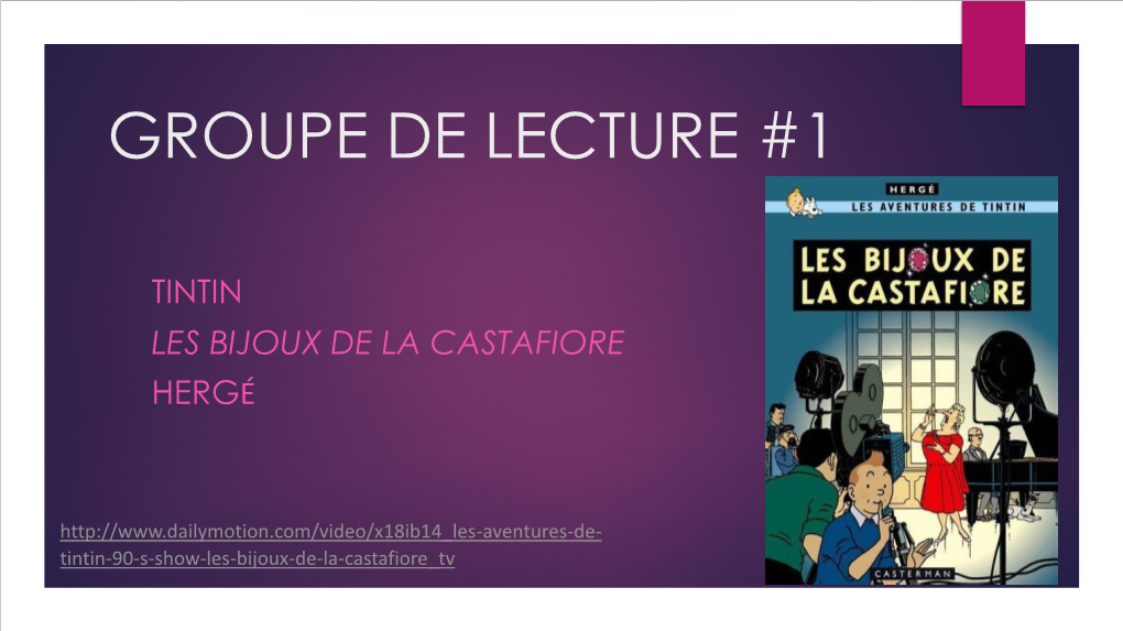 Groupe De Lecture #1