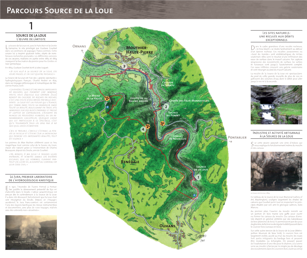 Parcours Source De La Loue