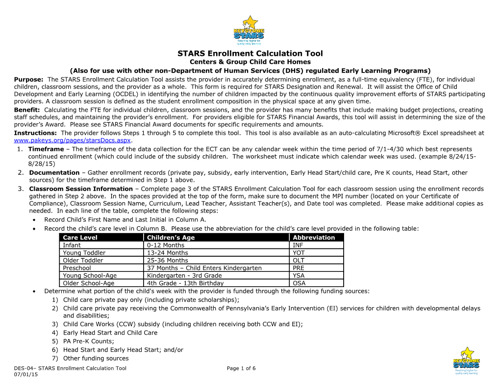 Centers & Group Child Care Homes s1