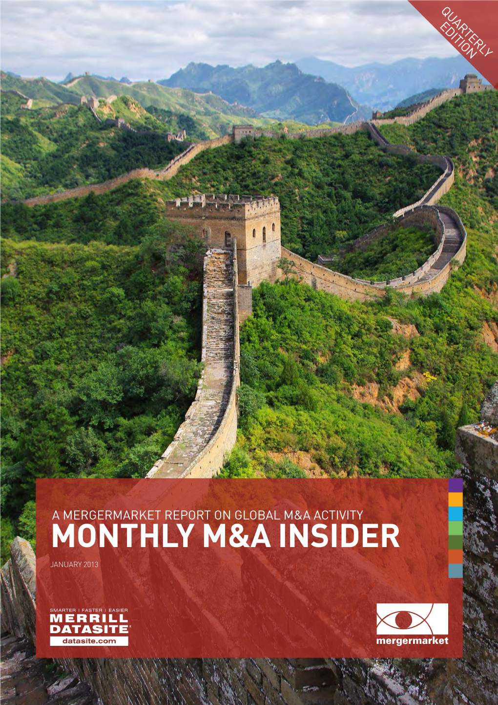 Monthly M&A Insider