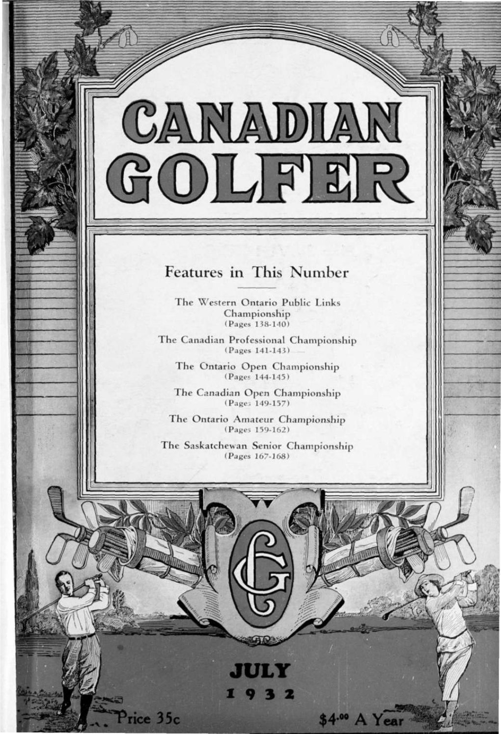 Canadian Golfer, July, 1932