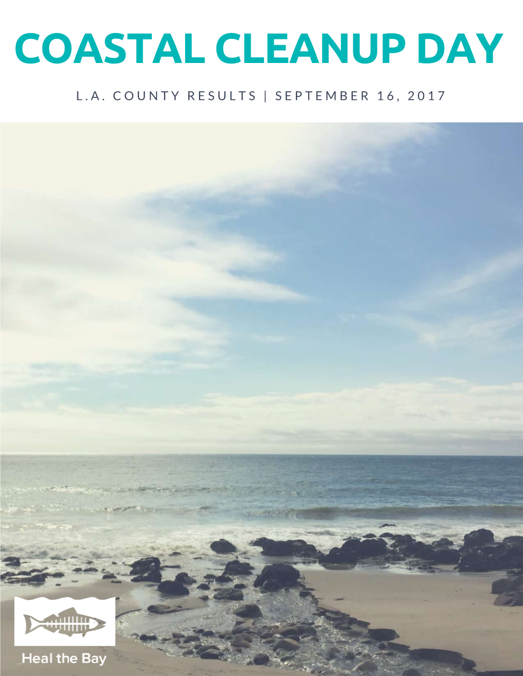 Coastal Cleanup Day 2017 Totals