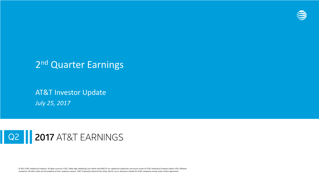 2Nd Quarter Earnings