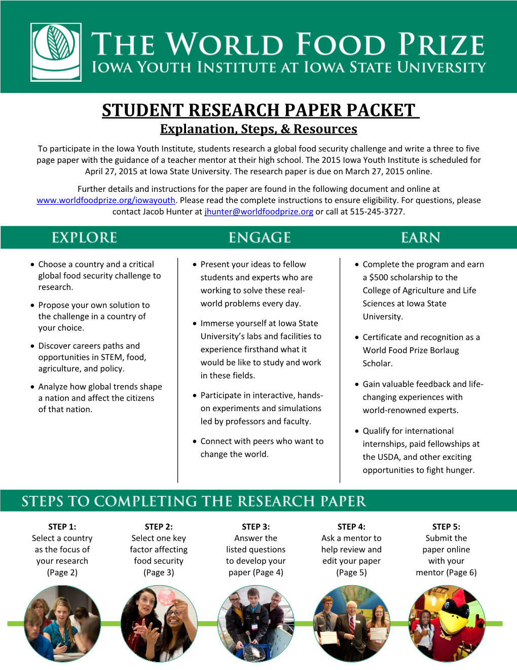 Student Research Paper Packet