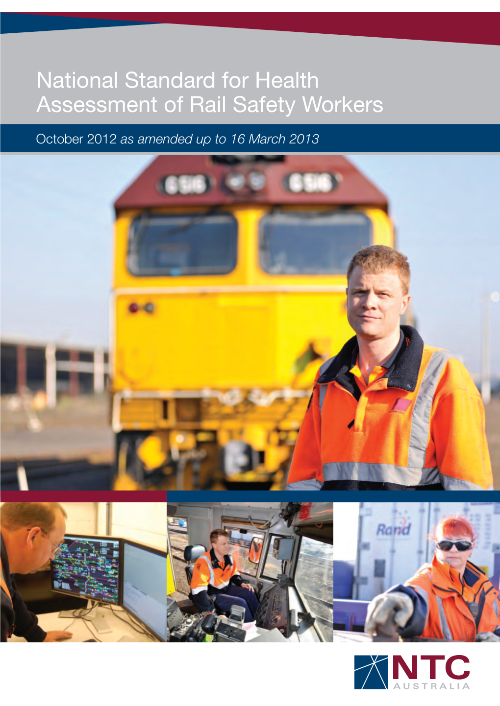 National Standard for Health Assessment of Rail Safety Workers - October 2012