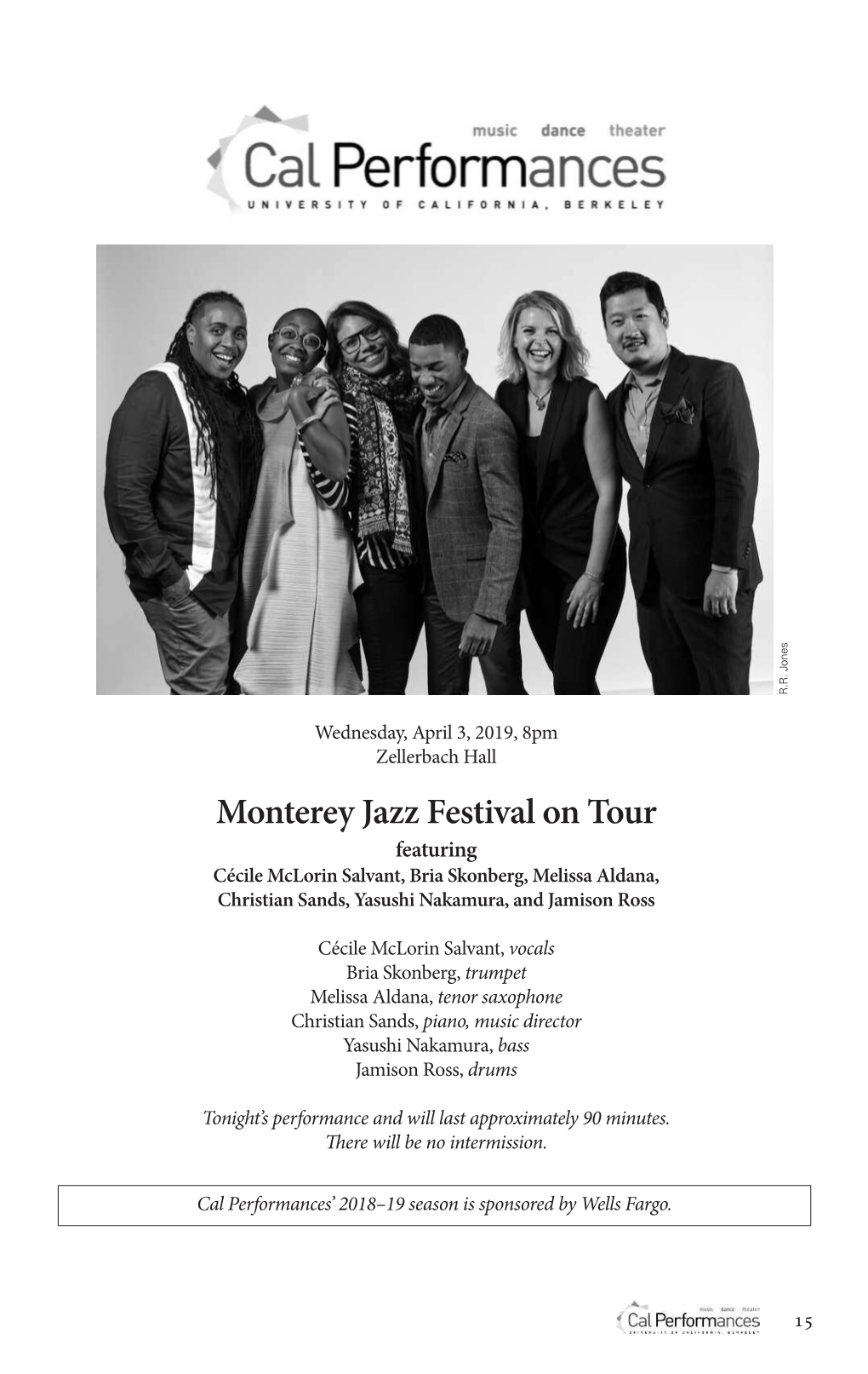 Monterey Jazz Festival on Tour Featuring Cécile Mclorin Salvant, Bria Skonberg, Melissa Aldana, Christian Sands, Yasushi Nakamura, and Jamison Ross