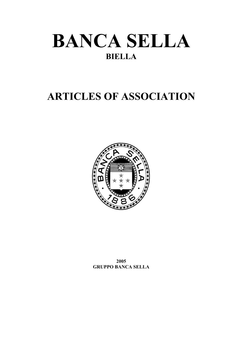 Articles of Association