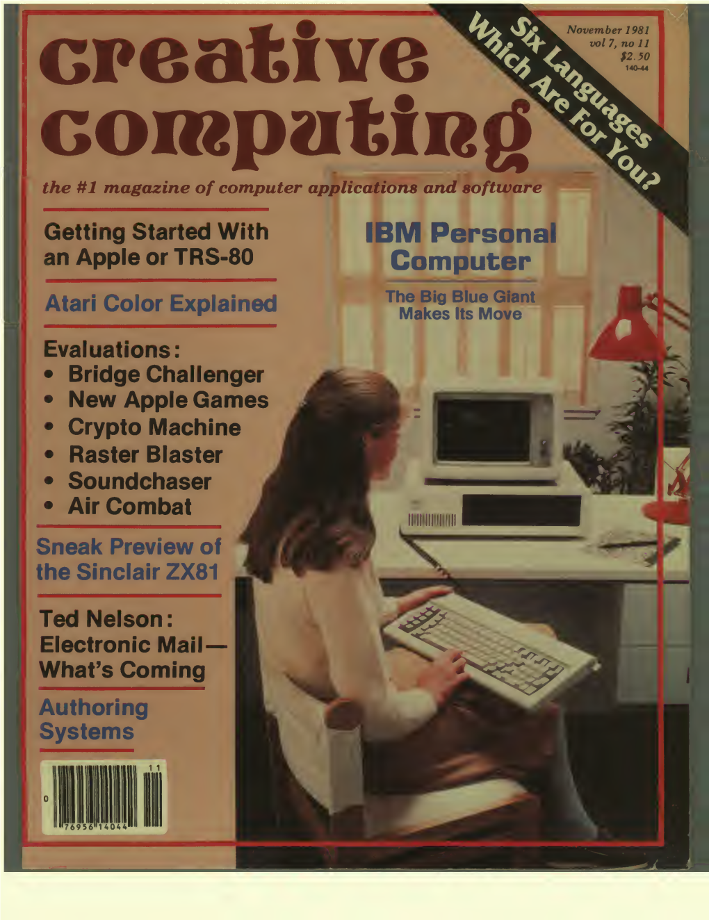 Creative Computing Magazine (November 1981) Volume 07 Number 11
