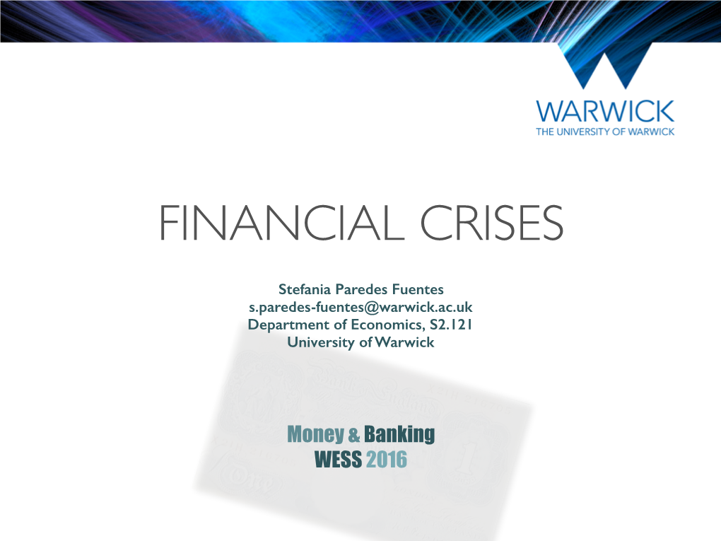 Financial Crises