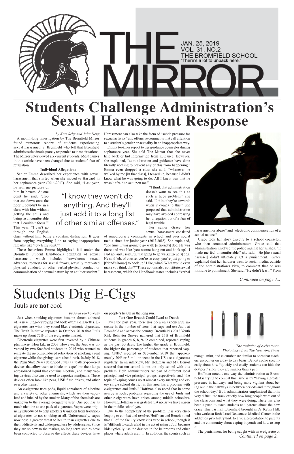 Students Challenge Administration's Sexual Harassment Response