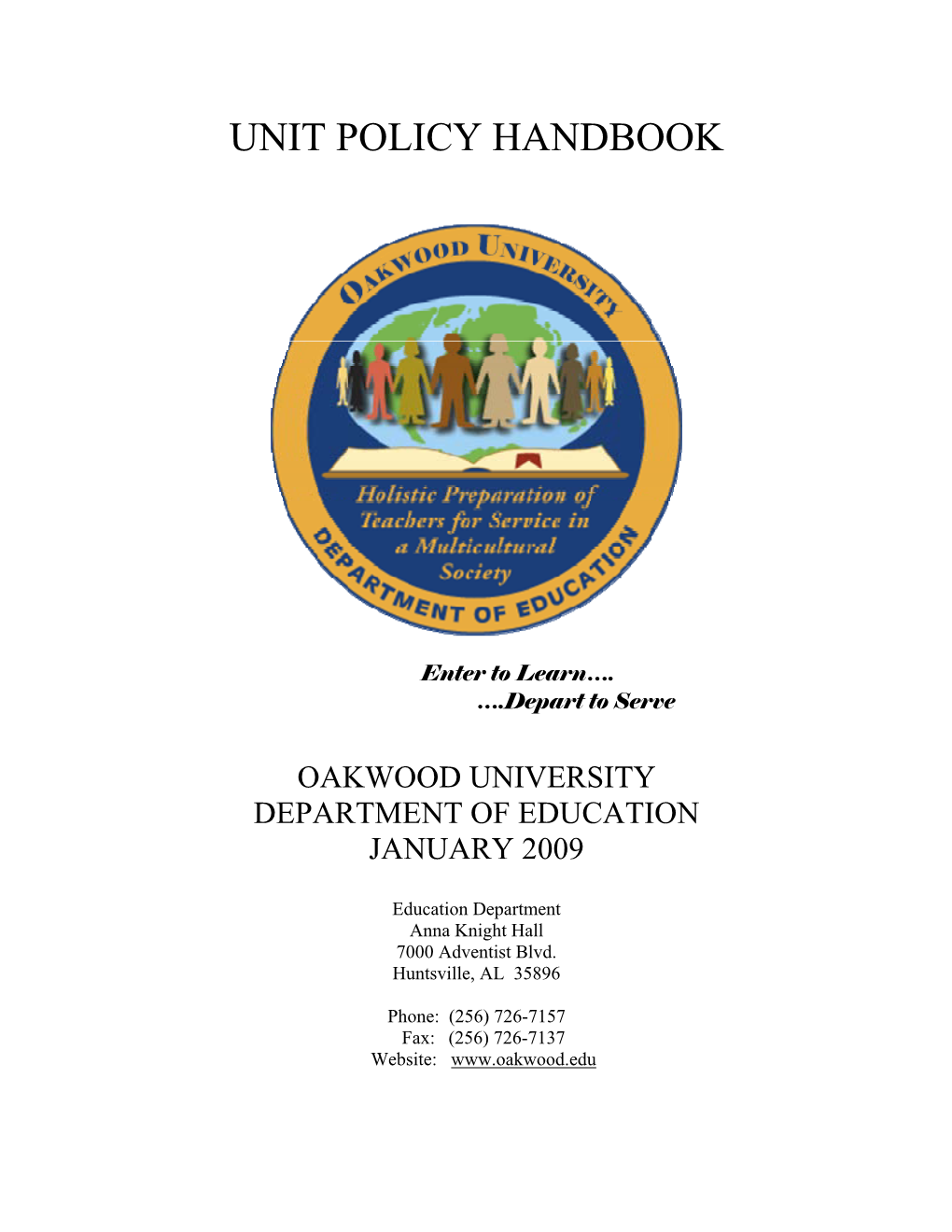 Unit Policy Handbook
