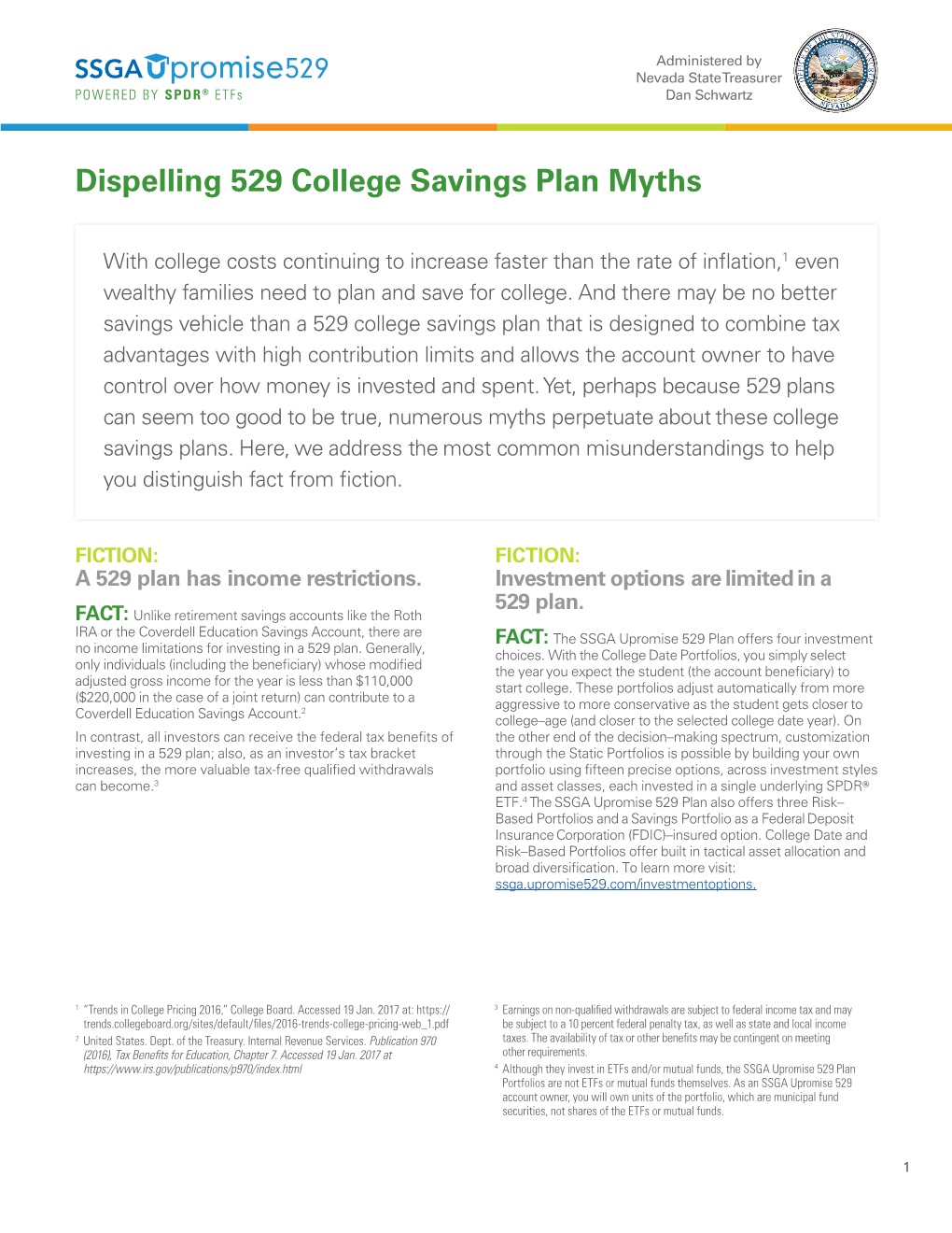 Dispelling 529 College Savings Plan Myths