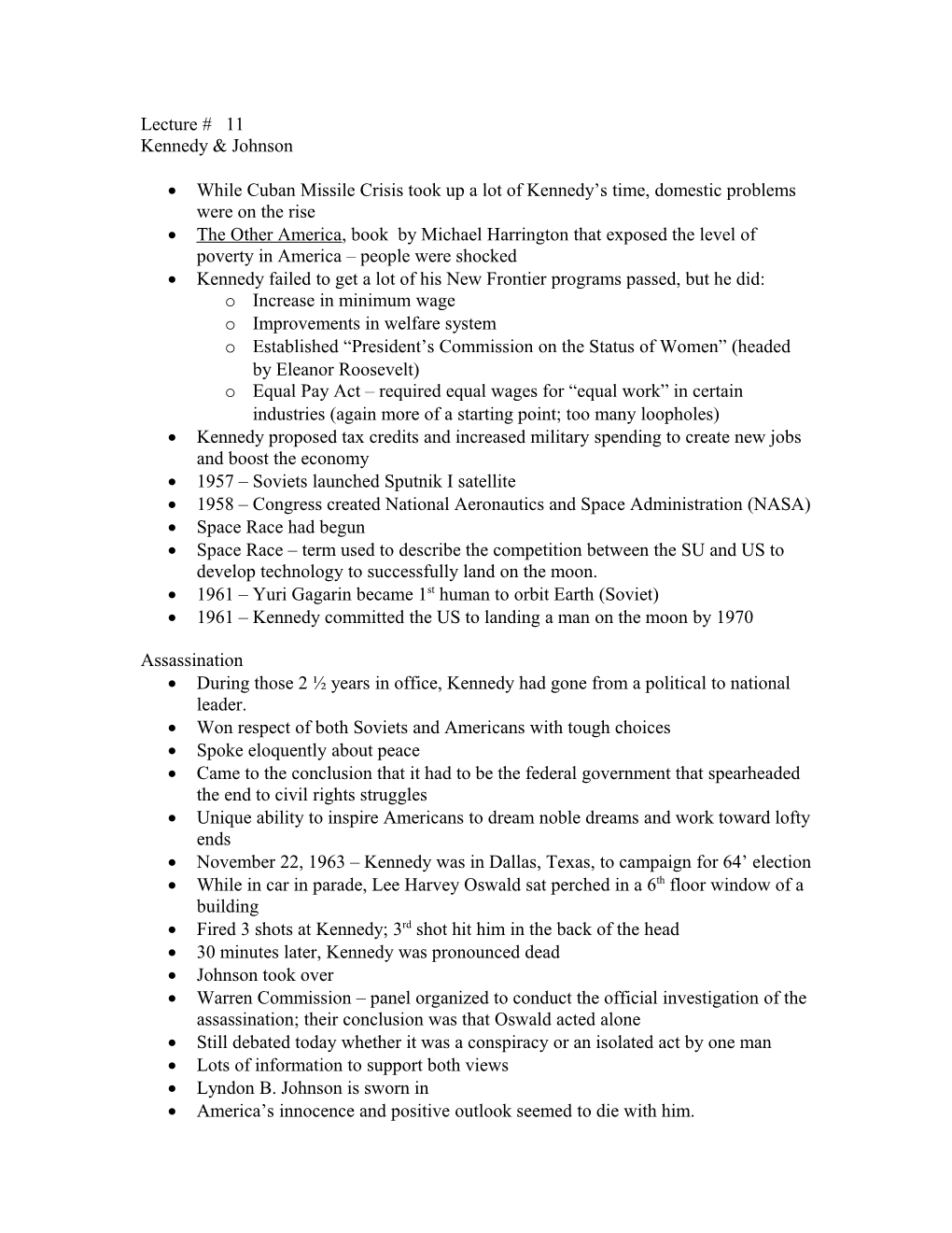 While Cuban Missile Crisis Took up a Lot of Kennedy S Time, Domestic Problems Were on the Rise