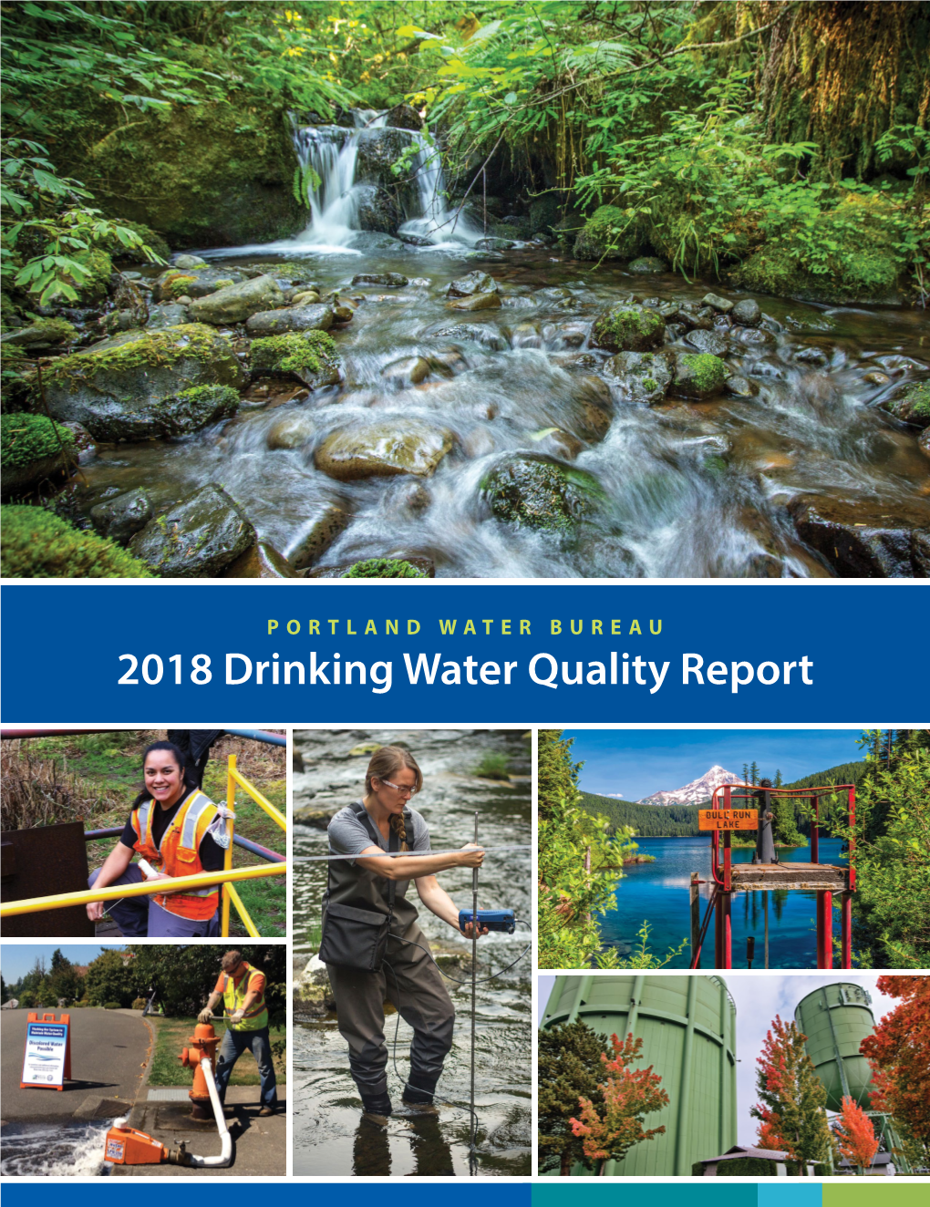 2018 Drinking Water Quality Report Portland’S Water System Established 1895