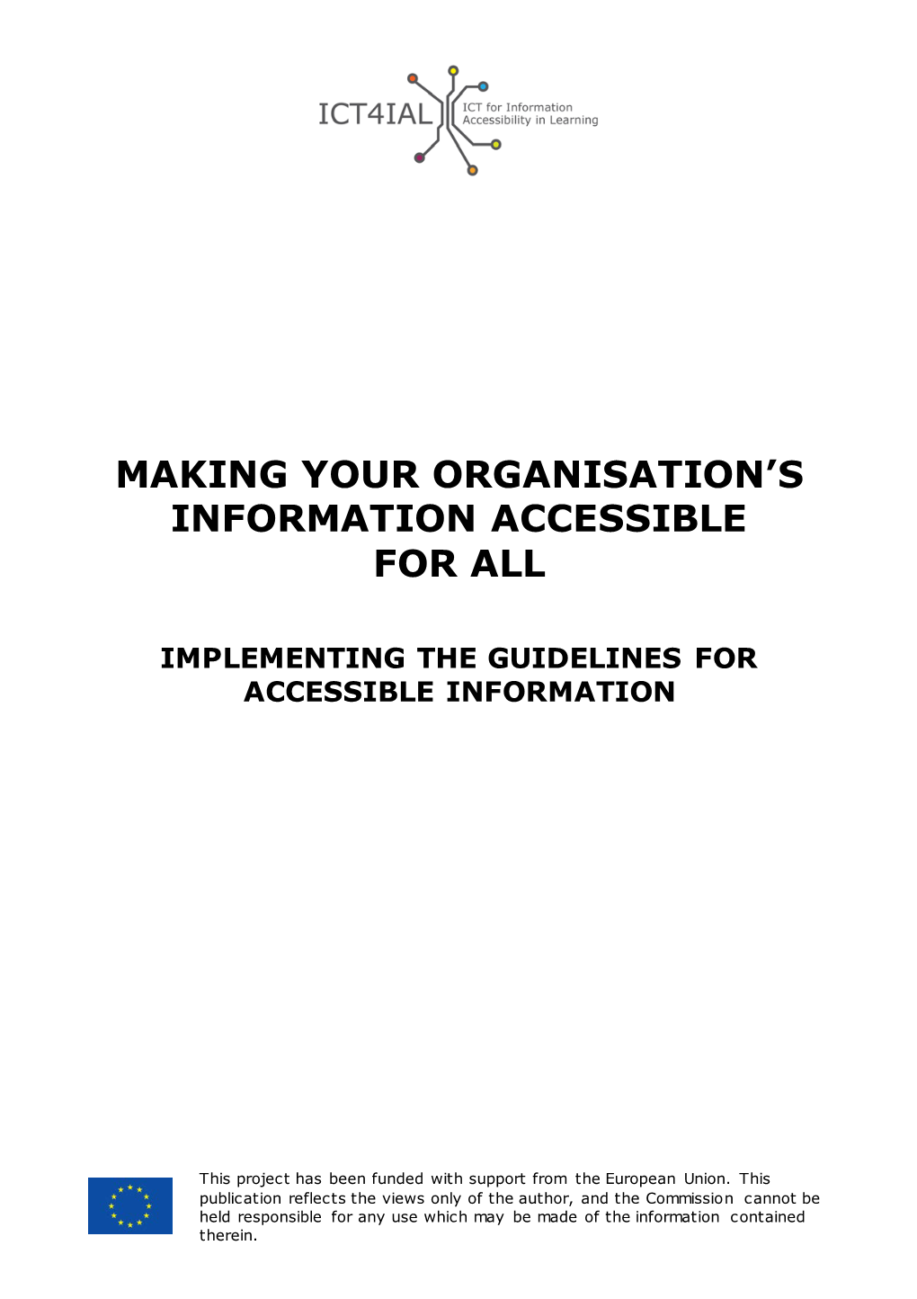 Making Your Organisation's Information Accessible For