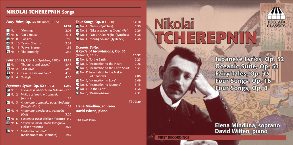 NIKOLAI TCHEREPNIN Songs