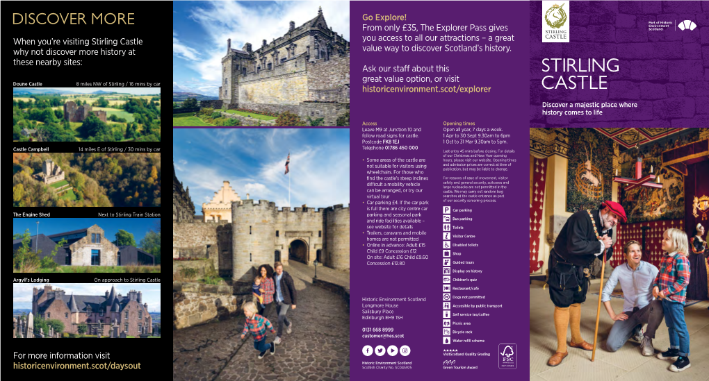 Stirling Castle Visitor Leaflet