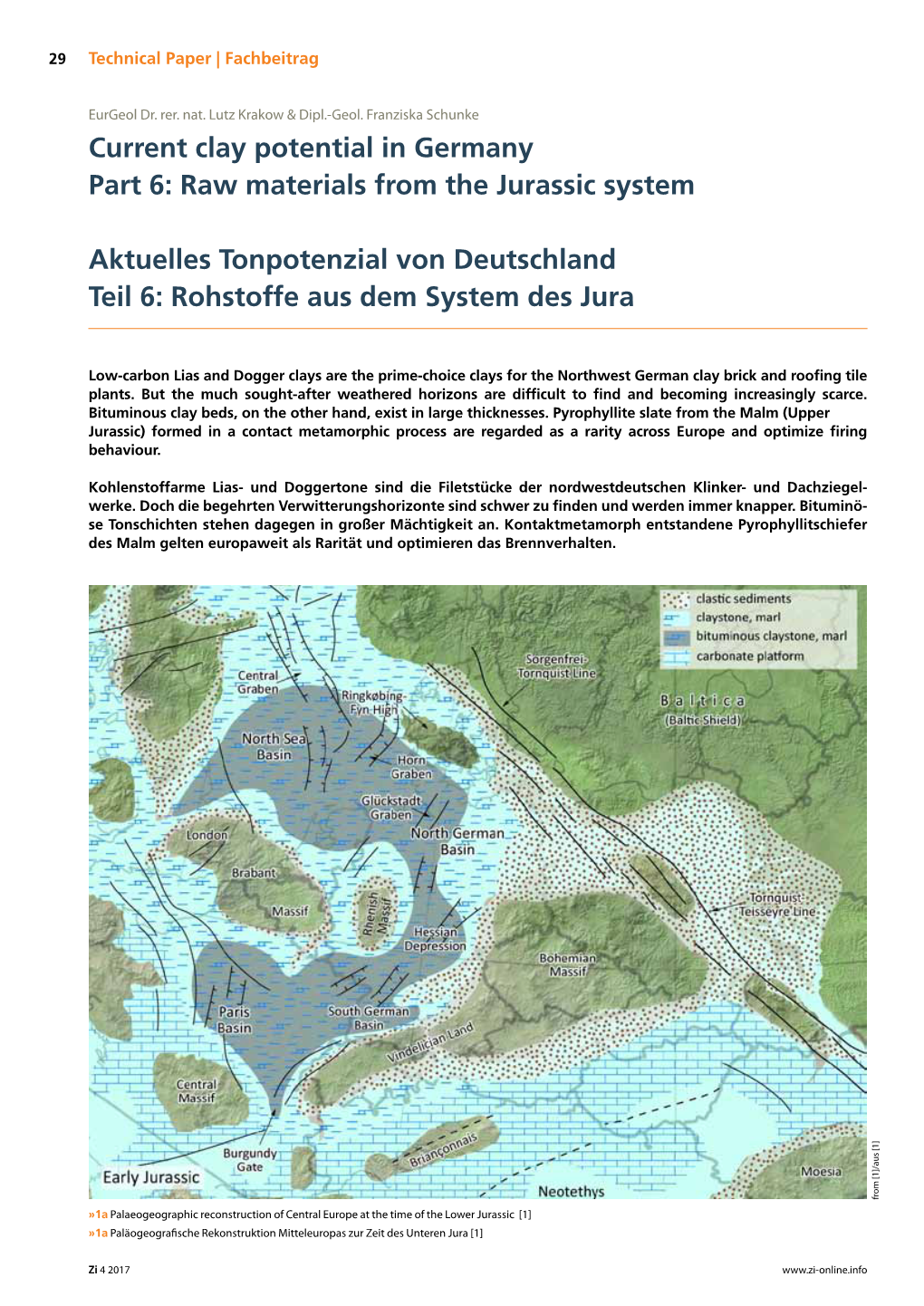 Current Clay Potential in Germany Part 6: Raw Materials from the Jurassic System