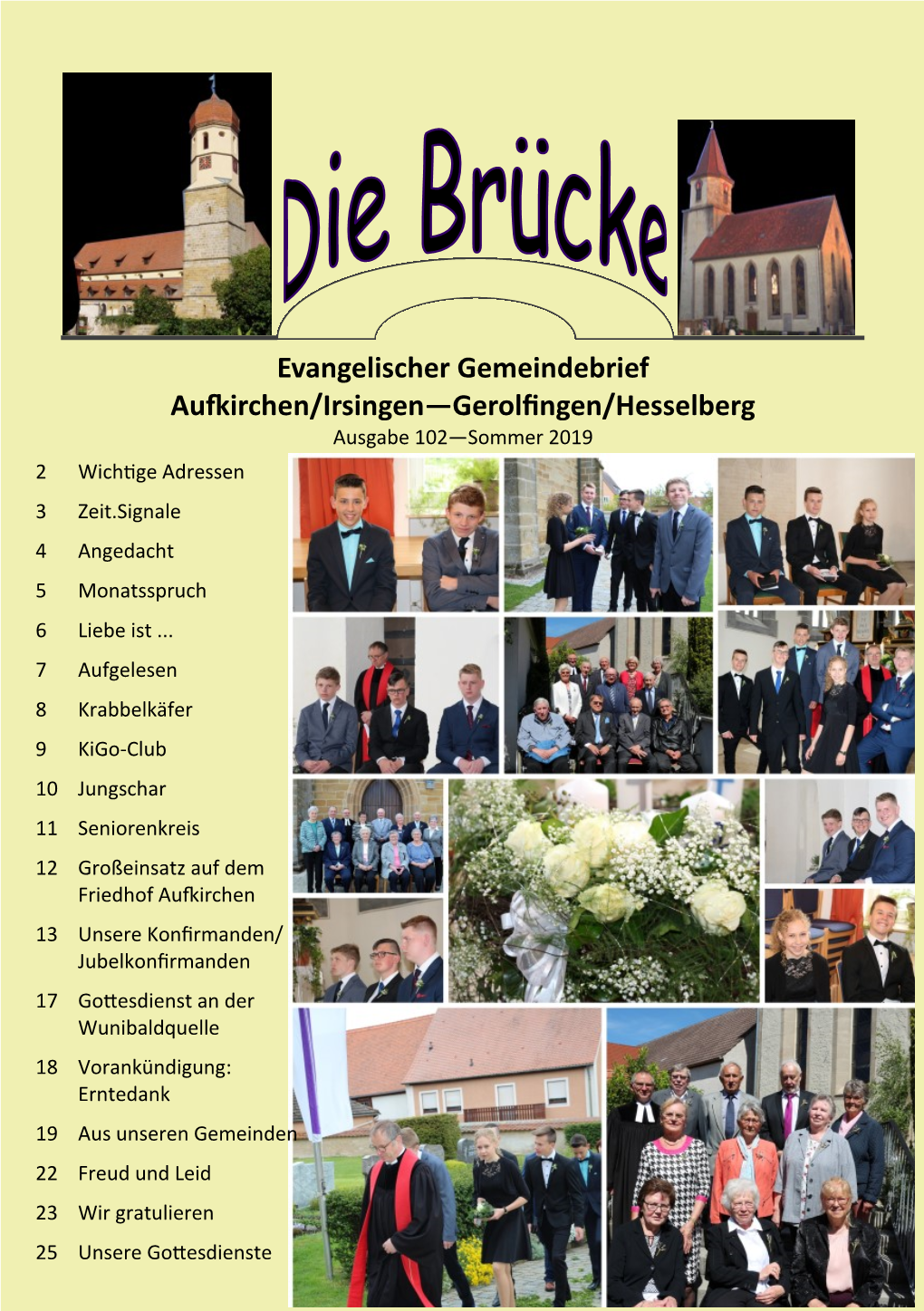 Evangelischer Gemeindebrief Aufkirchen/Irsingen—Gerolfingen