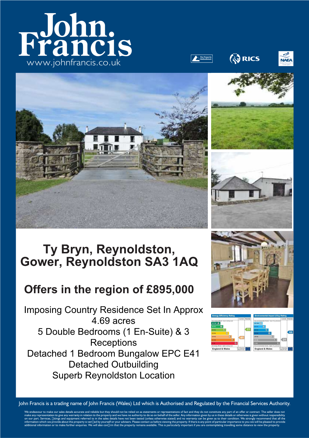 Ty Bryn, Reynoldston, Gower, Reynoldston SA3 1AQ