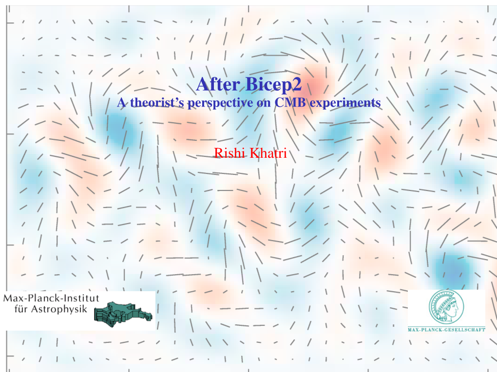 After Bicep2 a Theorist's Perspective on CMB Experiments