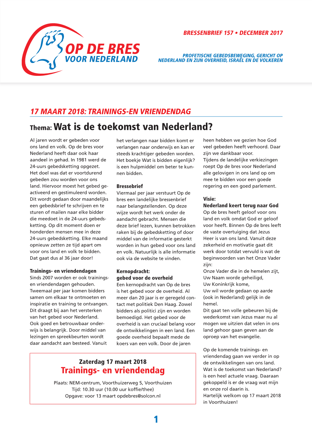 Thema: Wat Is De Toekomst Van Nederland?