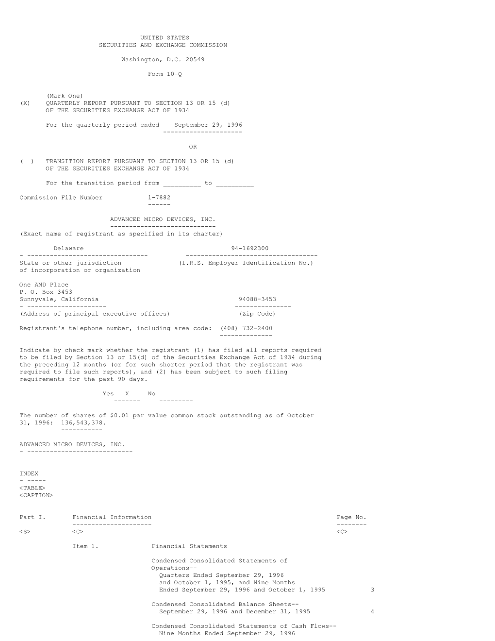 QUARTERLY REPORT PURSUANT to SECTION 13 OR 15 (D) of the SECURITIES EXCHANGE ACT of 1934