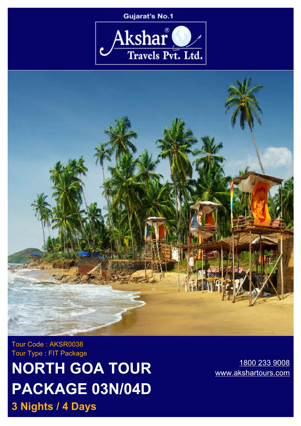 North Goa Tour Package 03N/04D