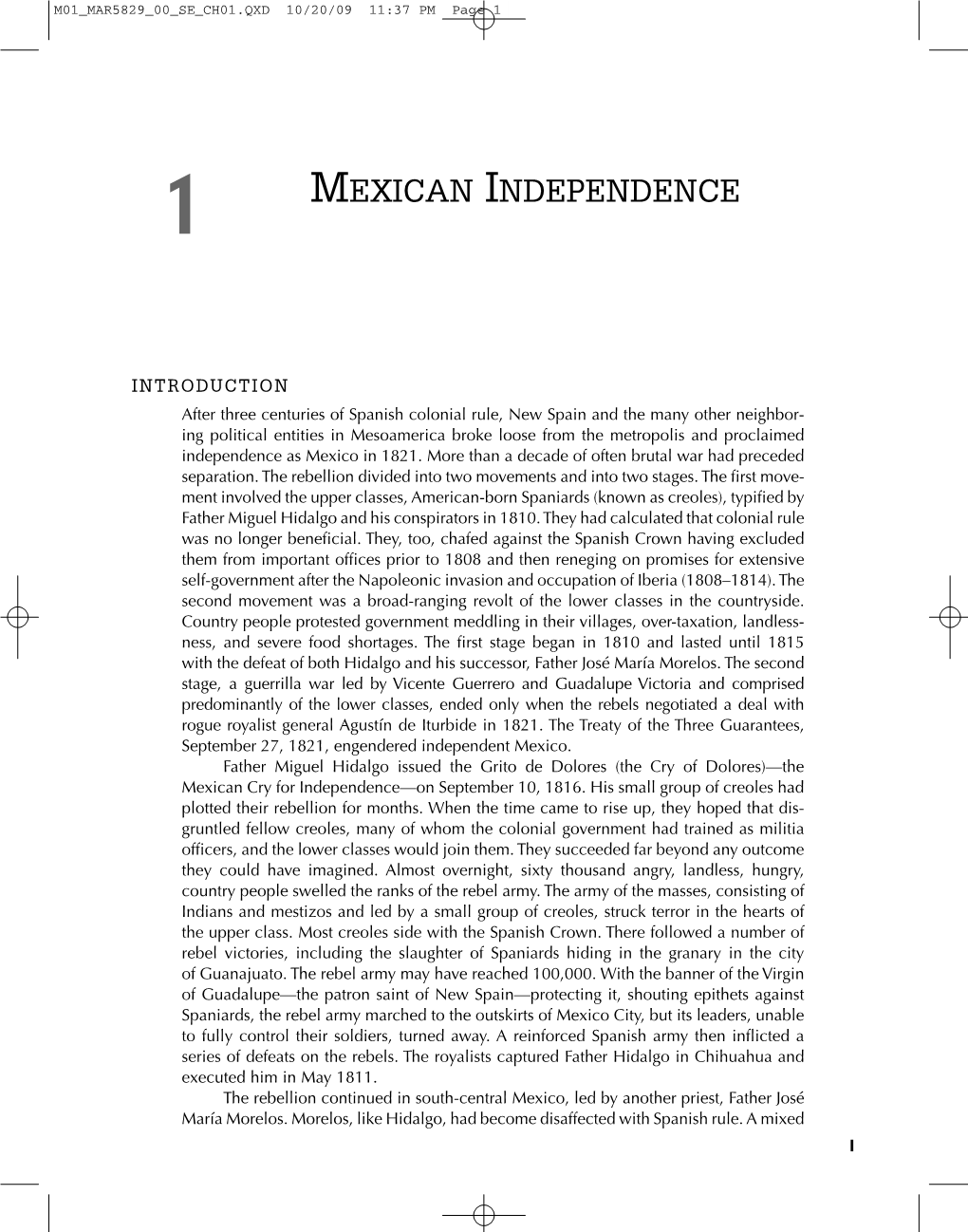 1 Mexican Independence