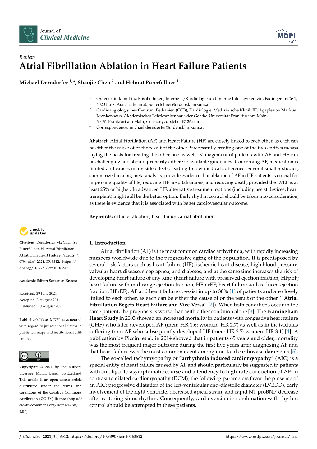 Atrial Fibrillation Ablation in Heart Failure Patients