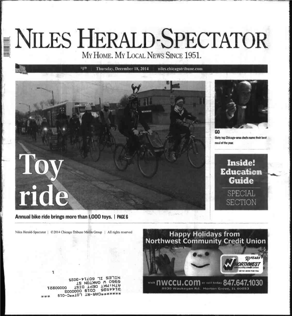 NILES HERALD -SPECTATOR M Ho