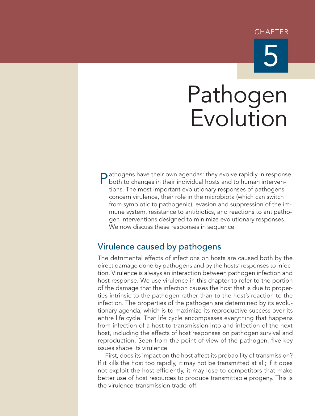 Pathogen Evolution