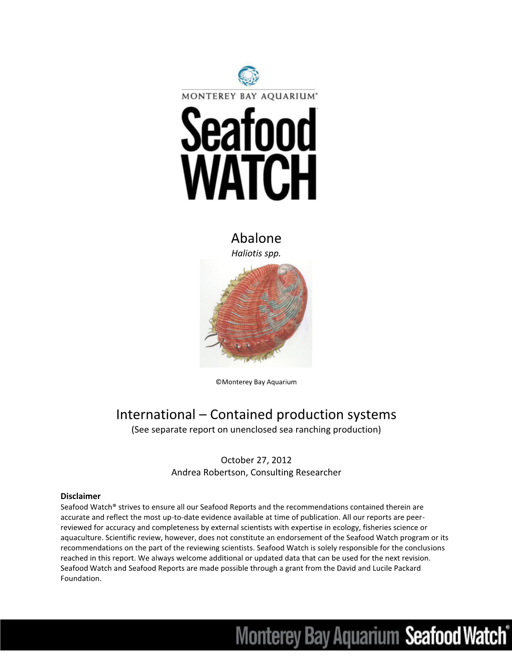 Seafood Watch