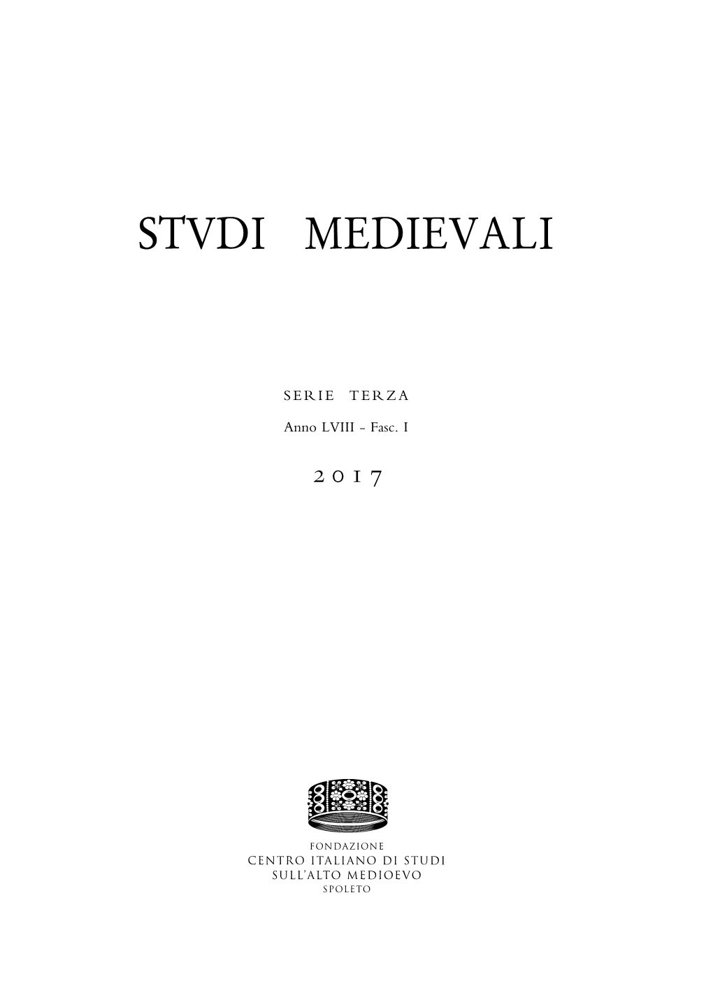 Stvdi Medievali