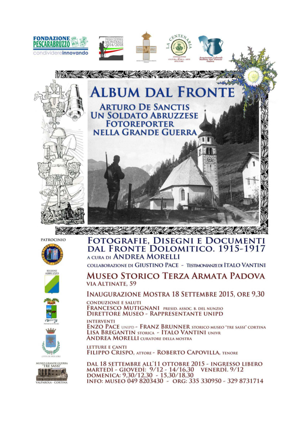 Libretto Album Dal Fronte PD