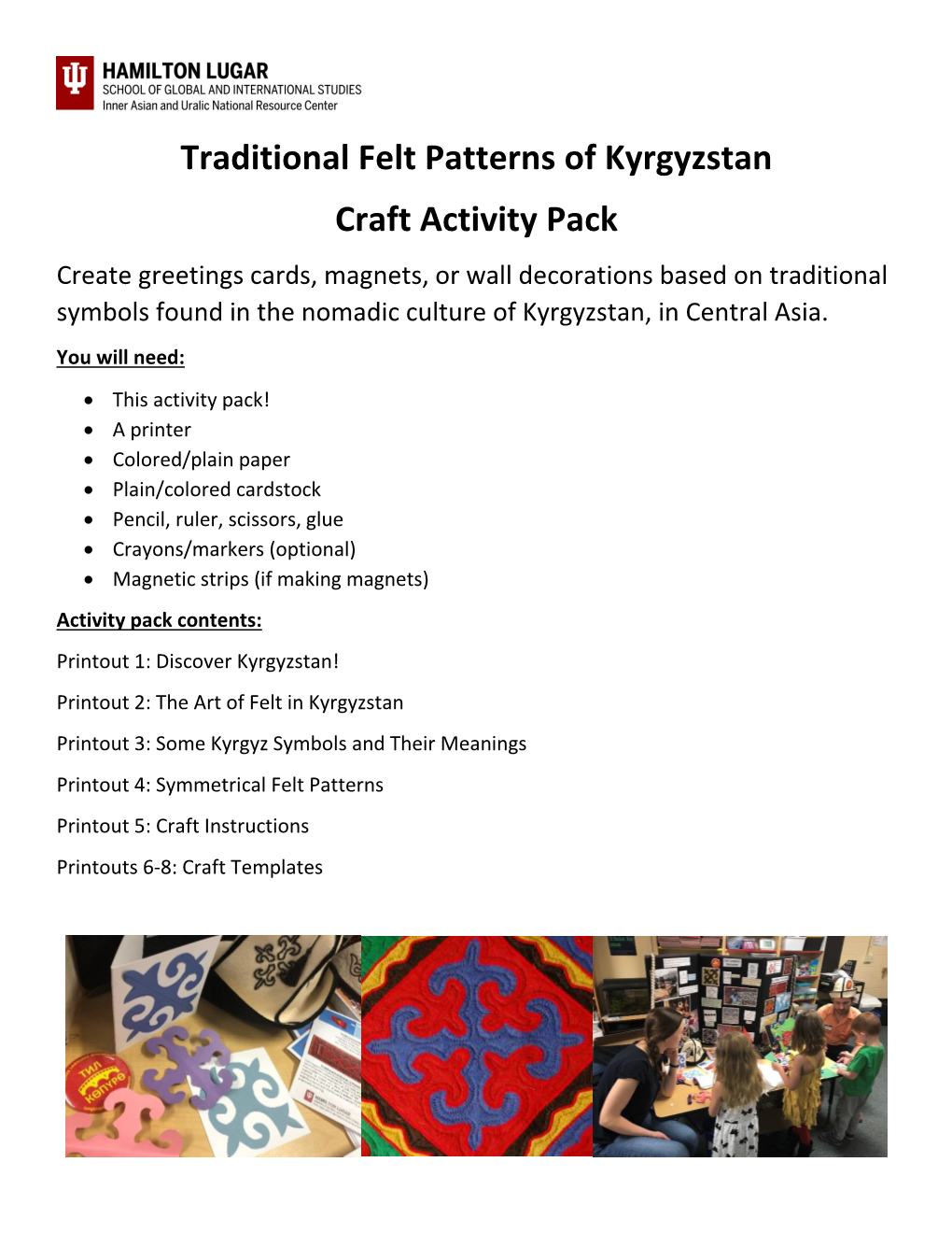 Kyrgyz Felt Patterns