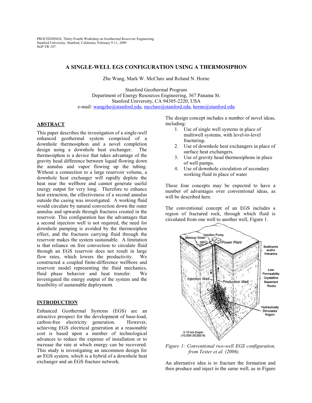 A Single-Well Egs Configuration Using a Thermosiphon