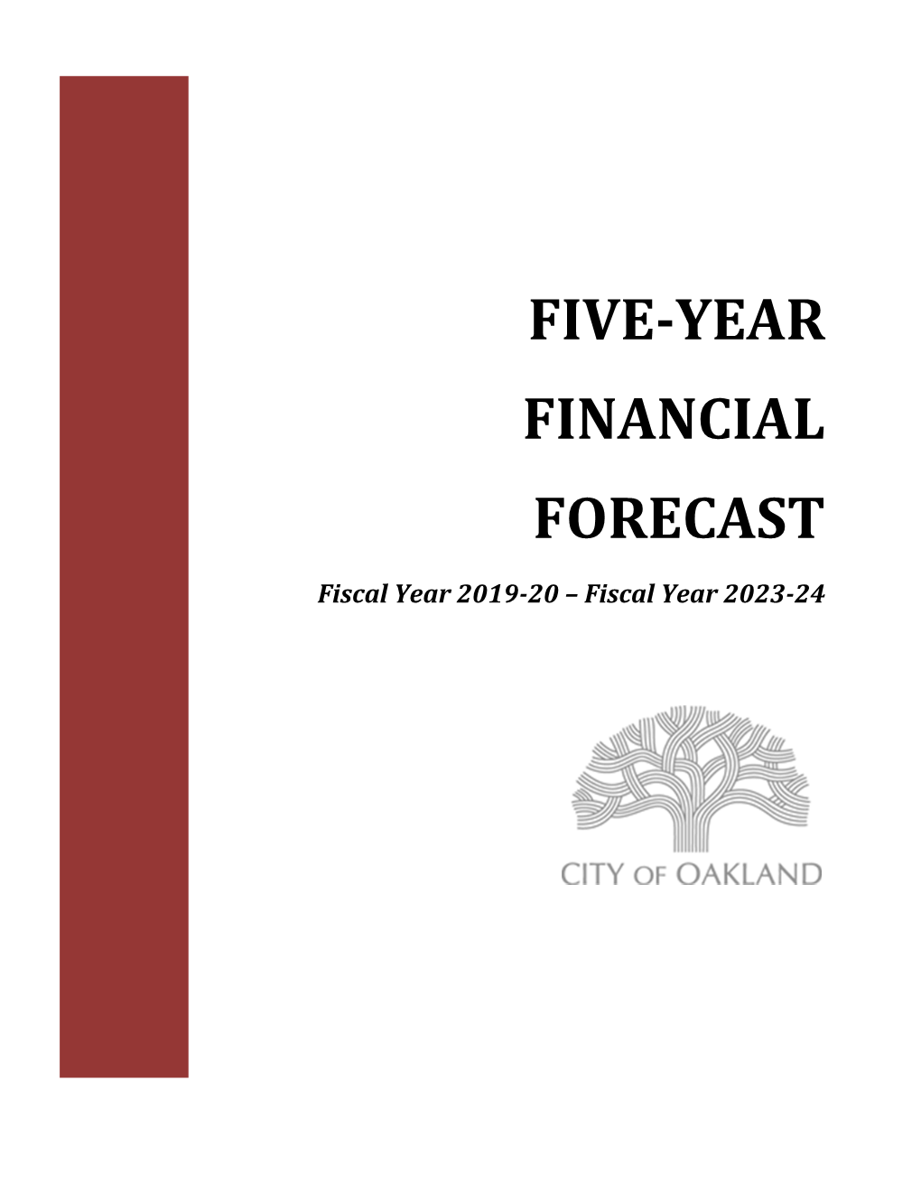 2019-20 to 2023-24 Five-Year Financial Forecast