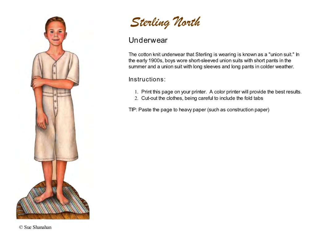 Sterling North Paper Dolls