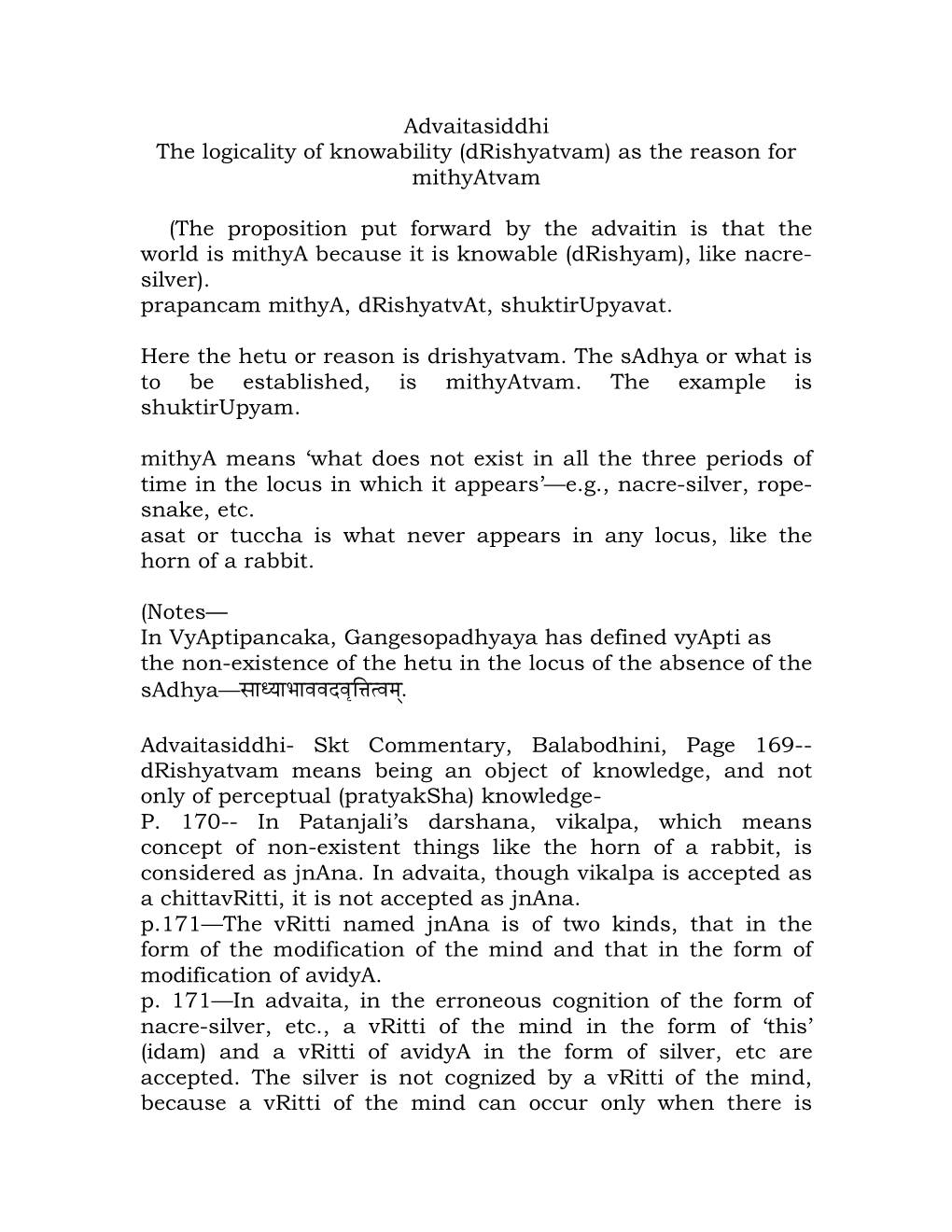 Advaitasiddhi-Drishyatvam.Pdf