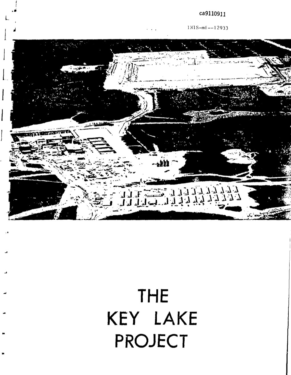 The Key Lake Project Table of Contents