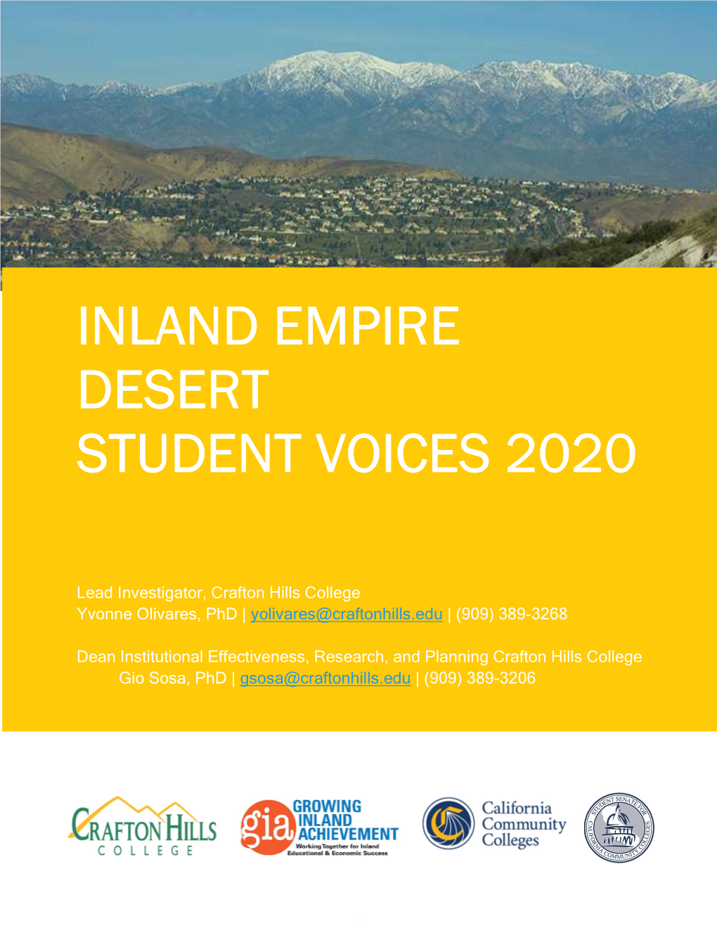 Inland Empire Desert Student Voices 2020