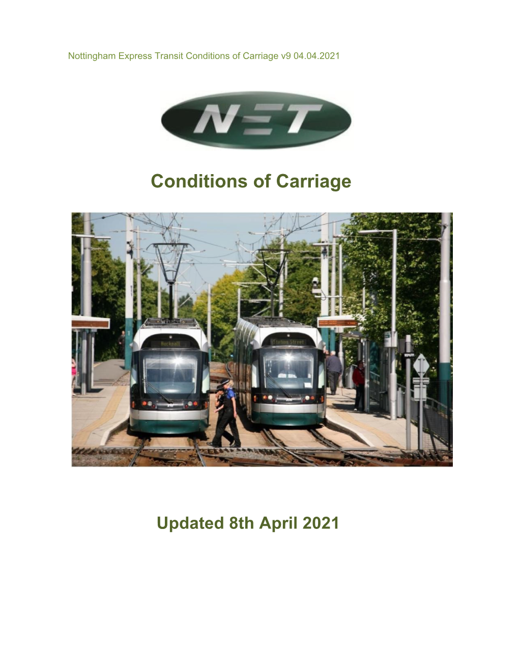 Conditions of Carriage V9 04.04.2021