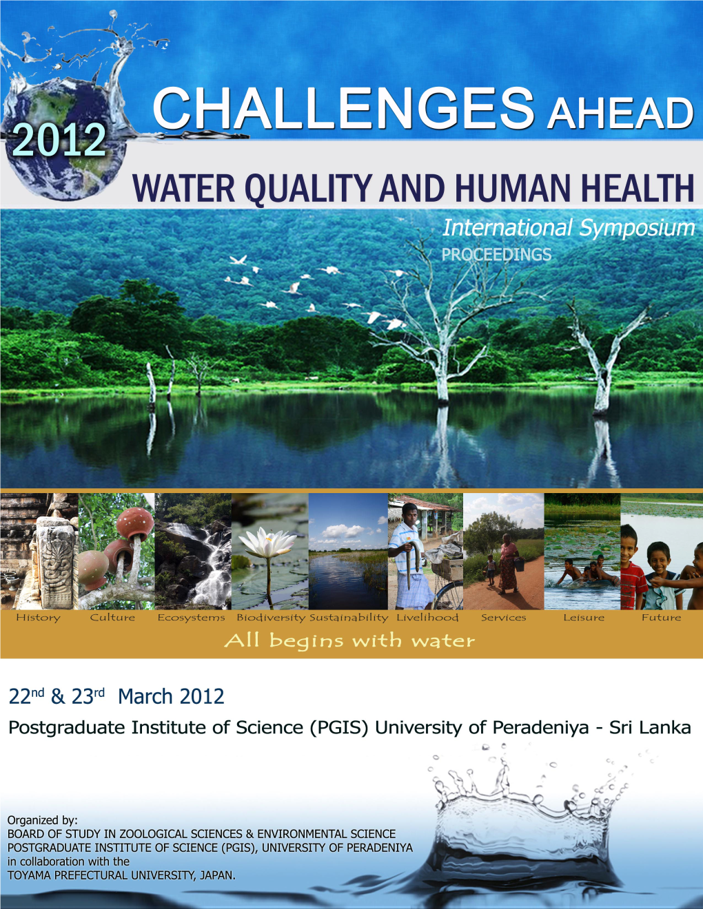 International Symposium on WATER QUALITY and HUMAN HEALTH: CHALLENGES AHEAD