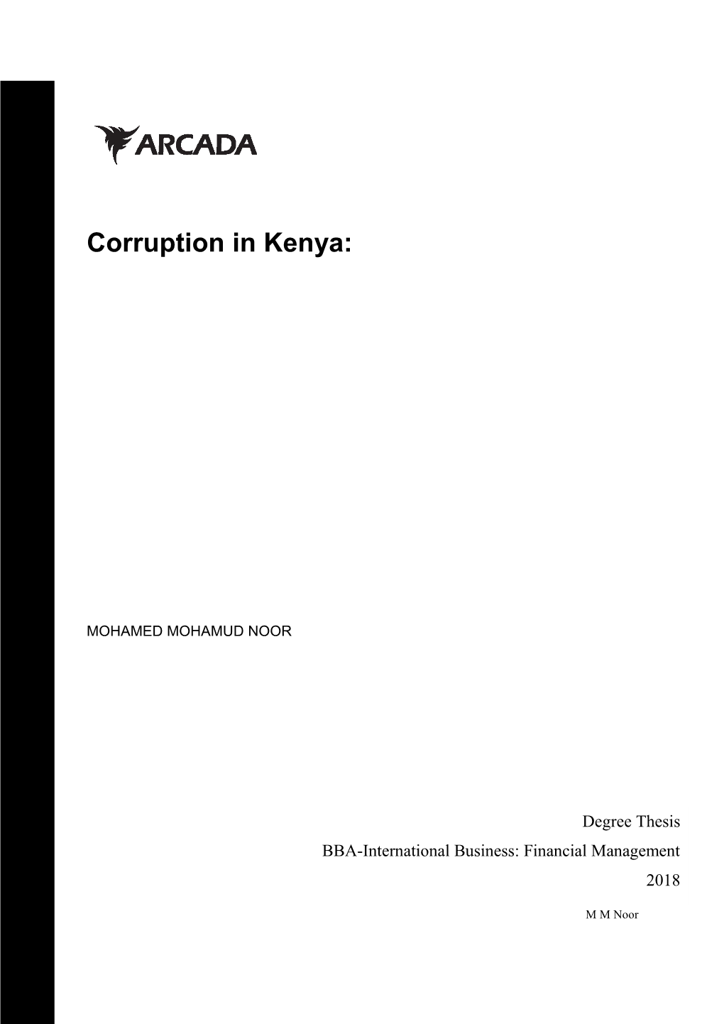 Corruption in Kenya