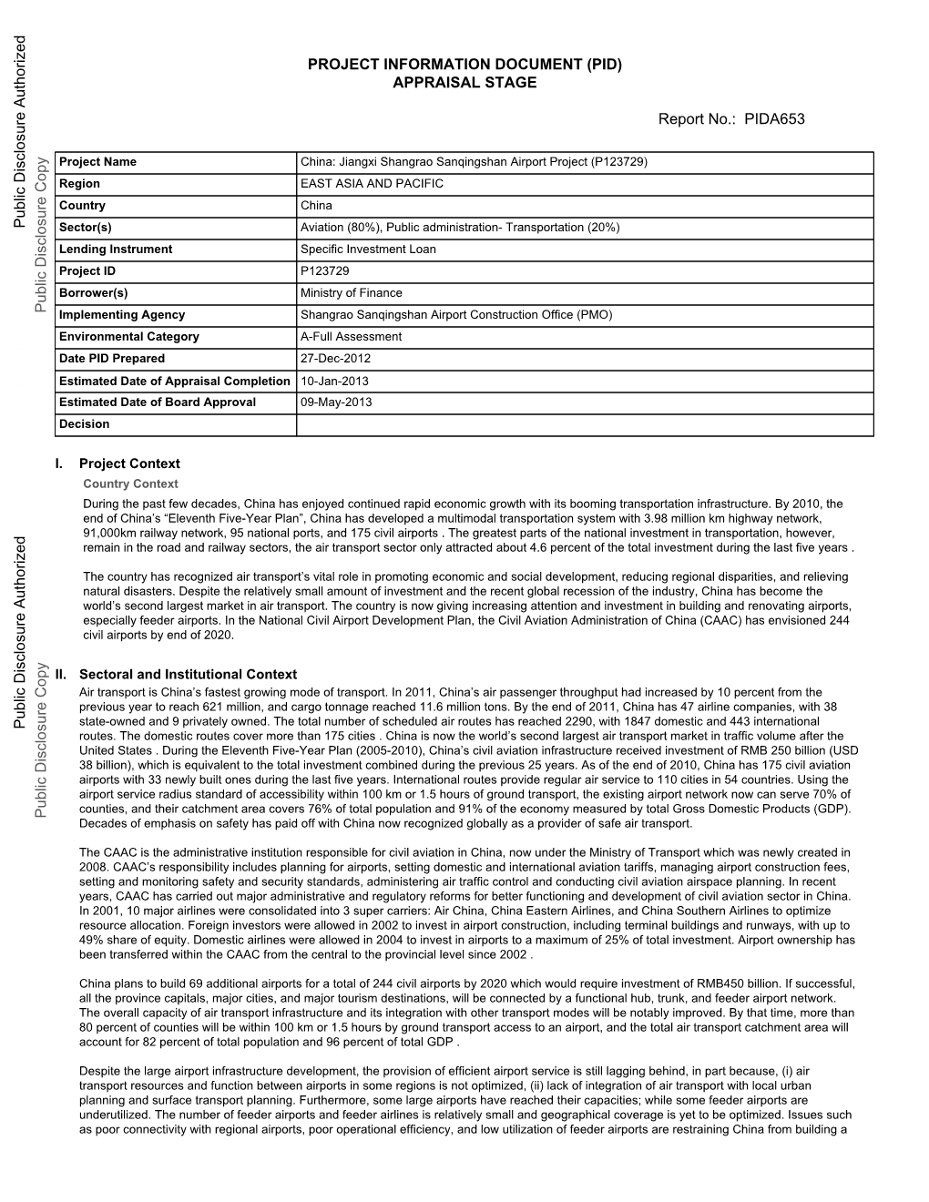 World Bank Document